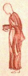 An image of a nun holding a bowl